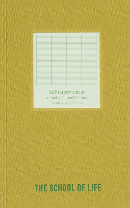 Паперова книга «Self-Improvement Journal: A guided journal for vows, goals, and aspirations», автор The School of Life - фото №1