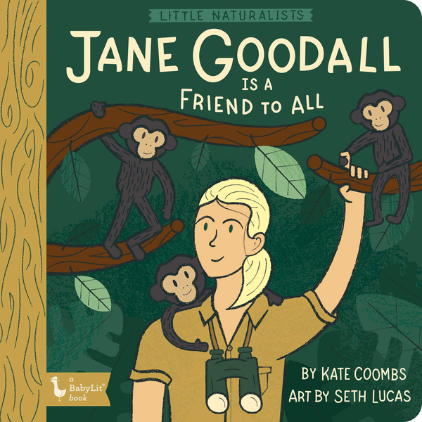 Бумажная книга «Little Naturalists Jane Goodall and the Chimpanzees», автор Кейт Кумбс - фото №1