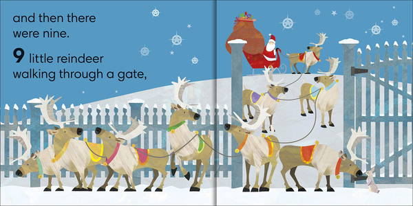 Бумажная книга «Jonny Lambert's Ten Little Reindeer», автор Джонатан Ламберт - фото №1