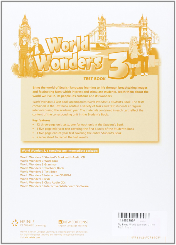 Паперова книга «World Wonders 3. Test Book », автор Джон Чапман - фото №1