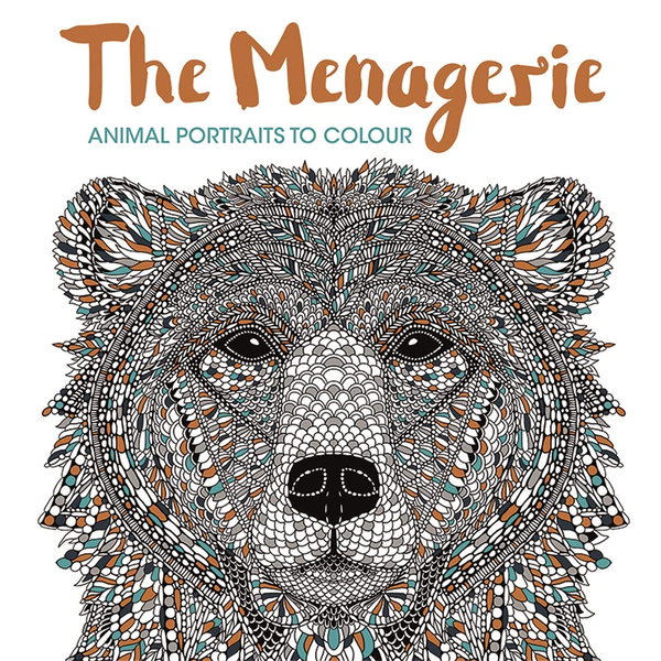 Паперова книга «The Menagerie. Animal Portraits to Colour», авторів Клер Скаллі, Річард Мерріт - фото №1