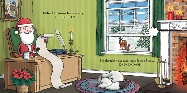 Бумажная книга «Father Christmas Heard a Parp», автор Олаф Фалафел - фото №1