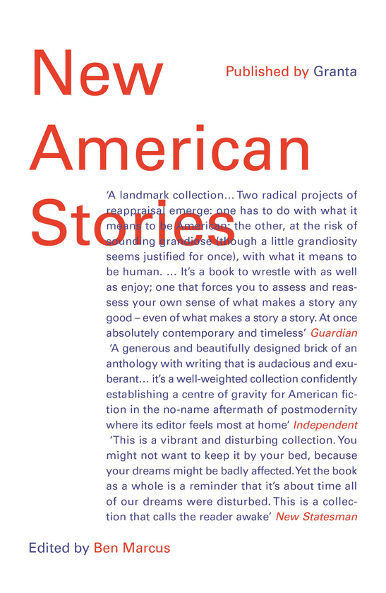 Бумажная книга «New American Stories», автор Бен Маркус - фото №1
