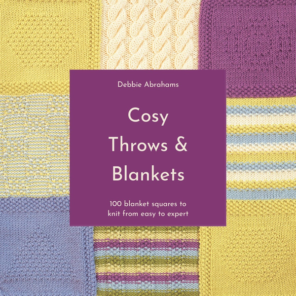 Бумажная книга «Cosy Throws and Blankets. 100 Blanket Squares to Knit from Easy to Expert», автор Дебби Абрахамс - фото №1