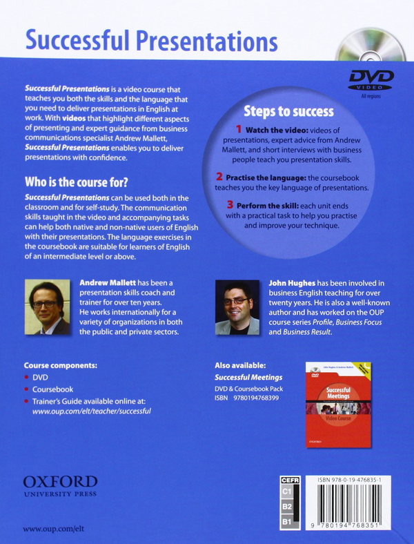 [object Object] «Business Result Success. Presentations in English. Student's Book (+ DVD)», автор Джон Хьюз - фото №2 - мініатюра