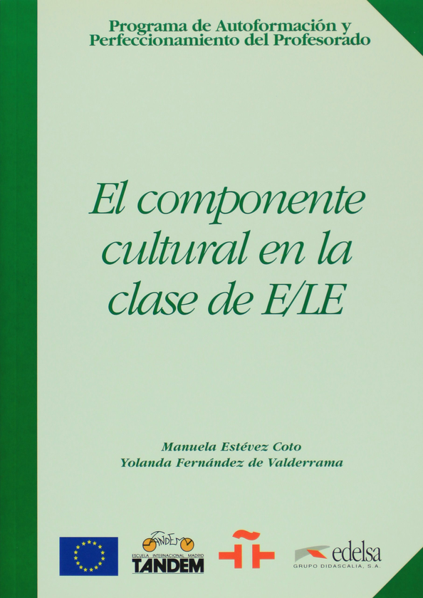 [object Object] «El componente cultural en la clase de E/LE», автор Мануэла Эстевес - фото №1