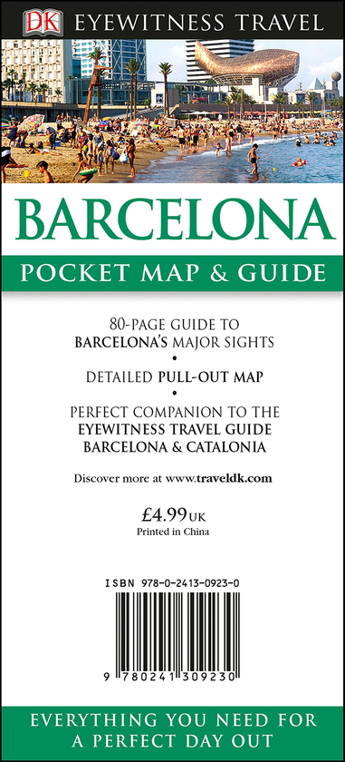 Бумажная книга «Barcelona Pocket Map and Guide » - фото №1