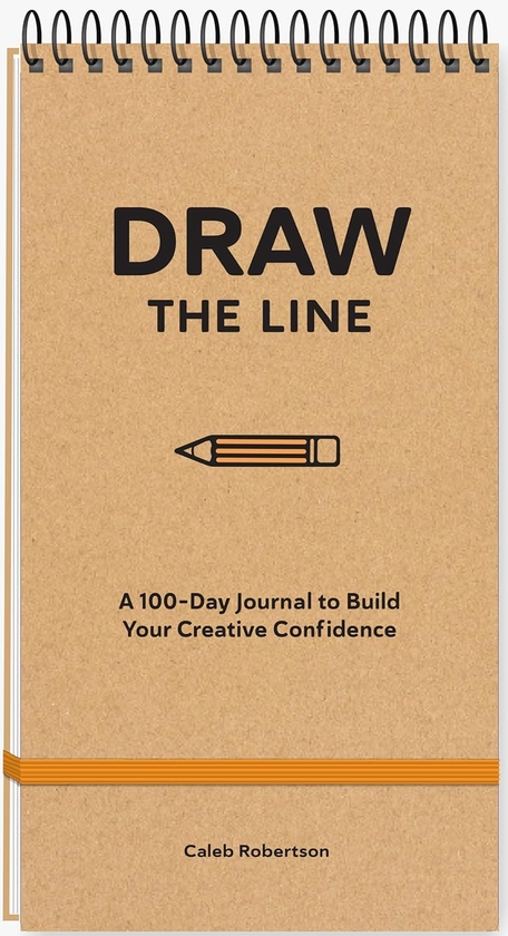 [object Object] «Draw the Line: A 100-Day Journal to Build Your Creative Confidence», автор Калеб Робертсон - фото №1