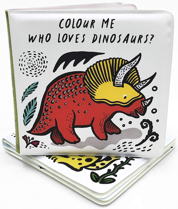 Паперова книга «Colour Me. Who Loves Dinosaurs?», автор Сур’я Саджнані - фото №1