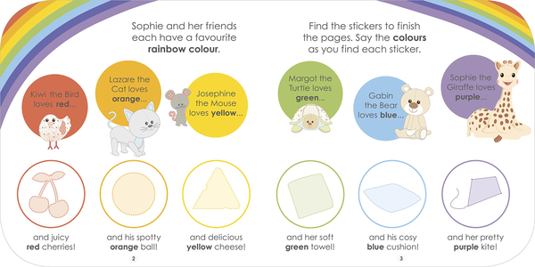 [object Object] «Rainbow Colours. Play-and-Learn Sticker Book for Little Hands!» - фото №4 - миниатюра