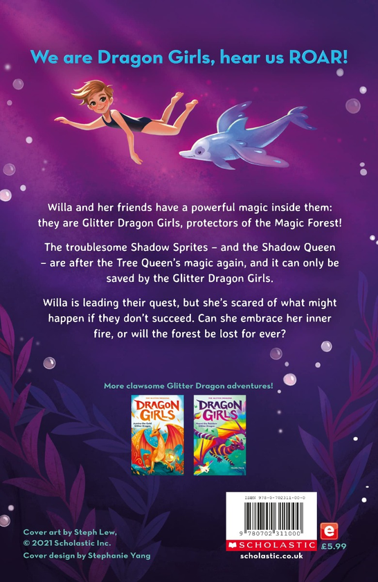 Бумажная книга «Willa the Silver Glitter Dragon», автор Мэдди Мара - фото №1