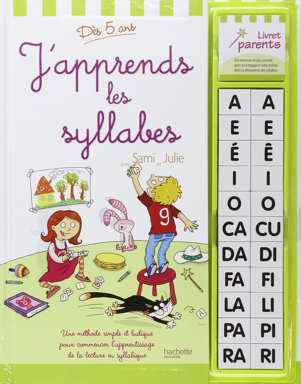 Паперова книга «J'apprends les syllabes avec Sami et Julie», автор Ален Бойєр - фото №1