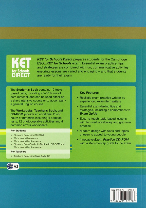 Паперова книга «KET for Schools Direct Student's Book (+CD)», автор Сью Айленд - фото №1