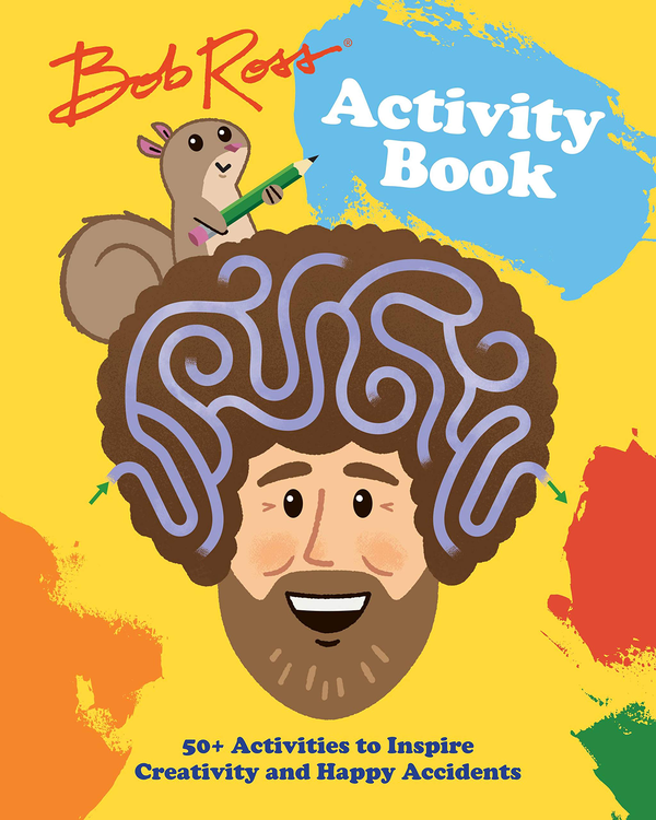 [object Object] «Bob Ross Activity Book. 50+ Activities to Inspire Creativity and Happy Accidents», автор Робб Перлман - фото №1