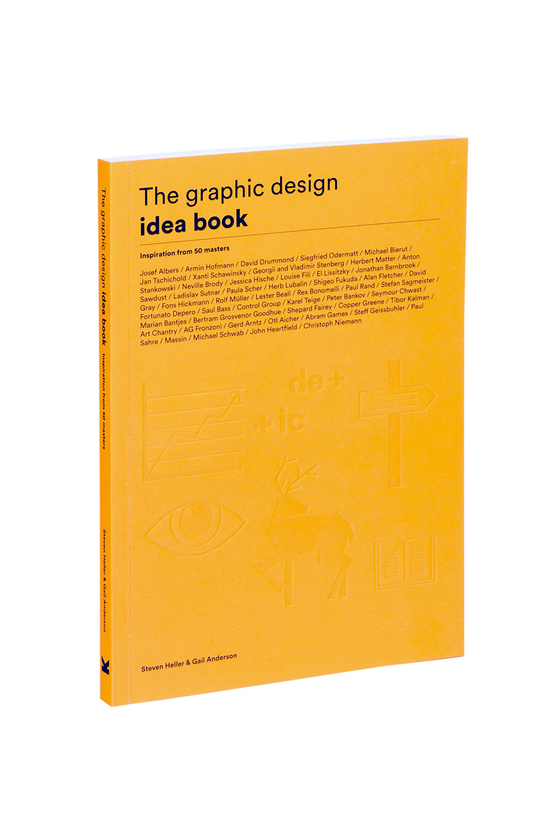 Паперова книга «The Graphic Design Idea Book», автор Стівен Хеллер - фото №1