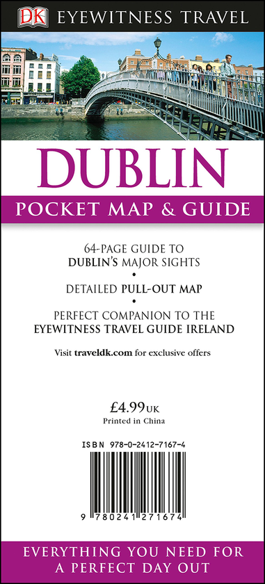 Бумажная книга «Dublin Pocket Map and Guide » - фото №1