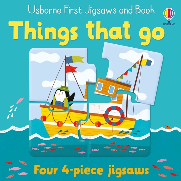 [object Object] «Usborne First Jigsaws. Things that go», автор Мэтью Олдэм - фото №1