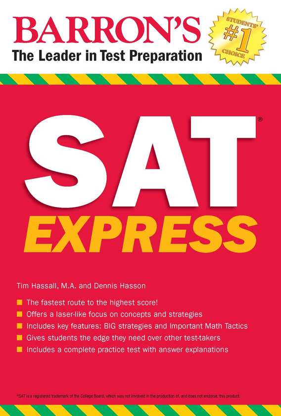 Паперова книга «SAT Express», автор Тімоті Хассалл - фото №1