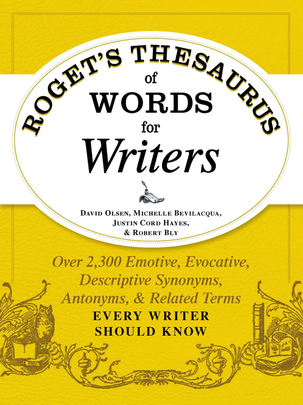 Паперова книга «Roget's Thesaurus of Words for Writers », автор Девід Олсен - фото №1