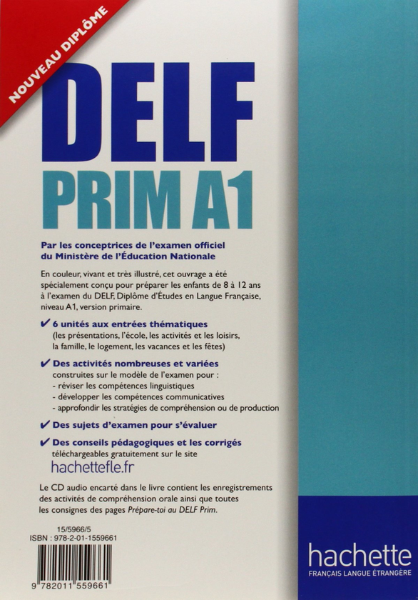 Паперова книга «Preparation a L'examen Du Delf Prim A1 (+ CD audio)», авторів Roselyne Marty, Maud Launay - фото №1