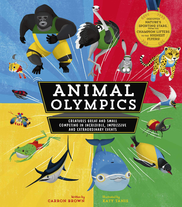 Паперова книга «Animal Olympics», автор Каррон Браун - фото №1