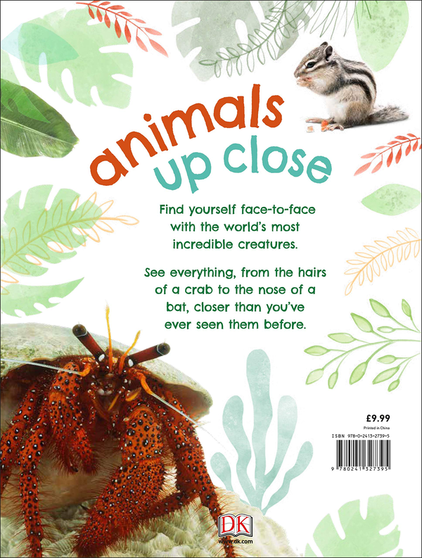 Бумажная книга «Animals Up Close» - фото №1