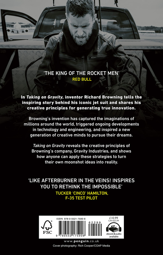 Бумажная книга «Taking on Gravity. A Guide to Inventing the Impossible from the Man Who Learned to Fly», автор Ричард Браунинг - фото №1