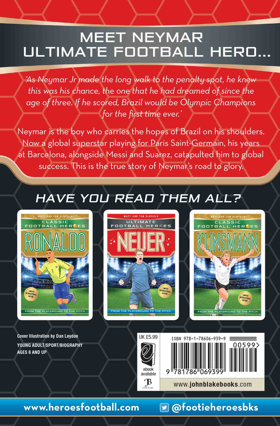 Бумажная книга «Neymar (Ultimate Football Heroes - Limited International Edition)», авторов Мэтт Олдфилд, Том Олдфилд - фото №1
