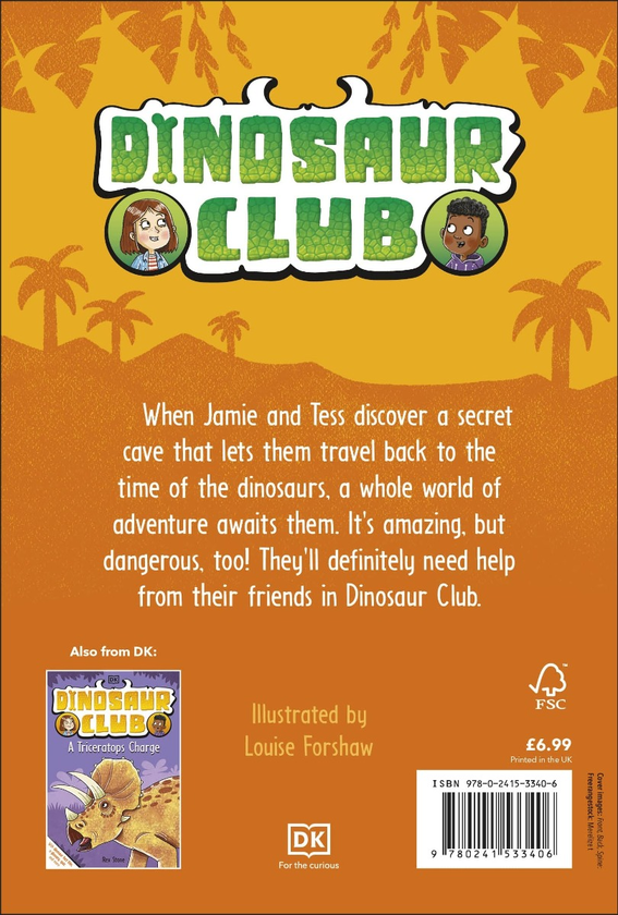 Бумажная книга «Dinosaur Club. The T-Rex Attack», автор Рекс Стоун - фото №1