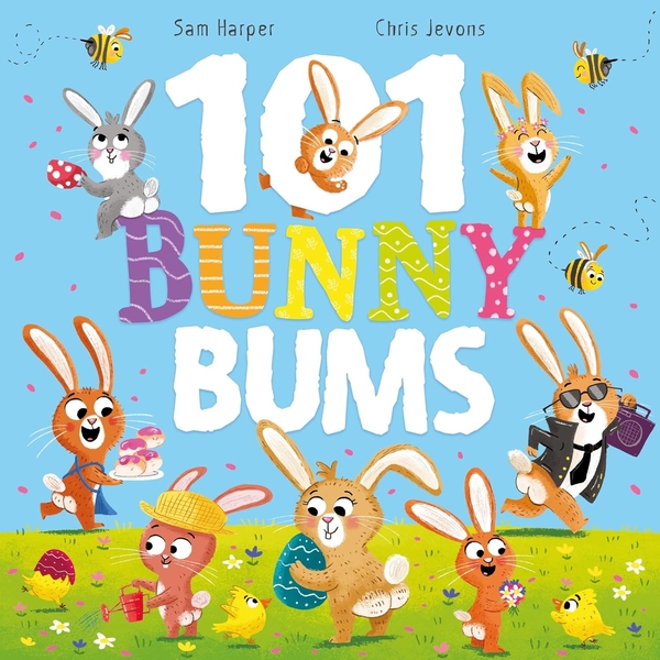 Паперова книга «101 Bunny Bums», автор Сем Харпер - фото №1