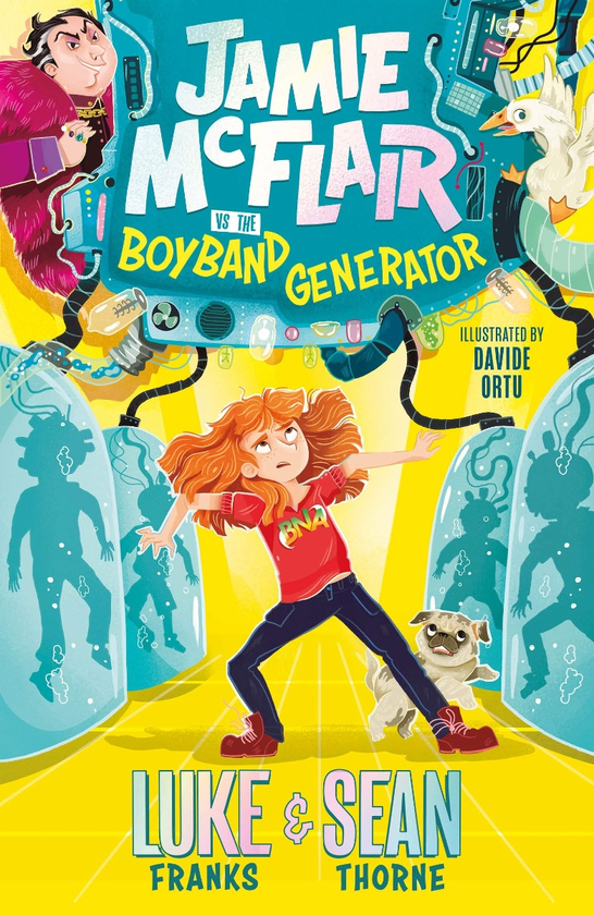 Бумажная книга «Jamie McFlair Vs The Boyband Generator. Book 1», авторов Люк Фрэнкс, Шон Торн - фото №1