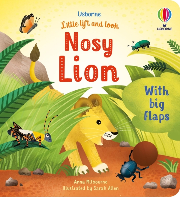 Бумажная книга «Little Lift and Look Nosy Lion», автор Анна Милборн - фото №1