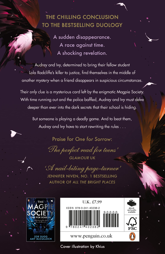 Паперова книга «The Magpie Society. Two for Joy», авторів Зої Заґґ, Емі Маккалок - фото №1