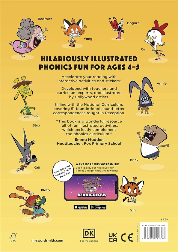 [object Object] «Mrs Wordsmith. Get Reading With Phonics. Ages 4-5 (Early Years & Key Stage 1)», автор Миссис Вордсмит - фото №2 - миниатюра
