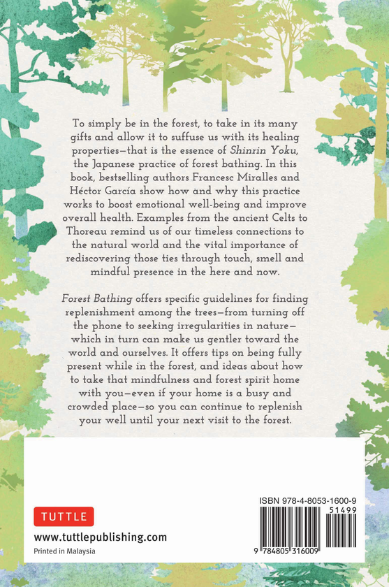Паперова книга «Forest Bathing. The Rejuvenating Practice of Shinrin Yoku», авторів Франсеск Мірал'єс, Гектор Гарсія - фото №1