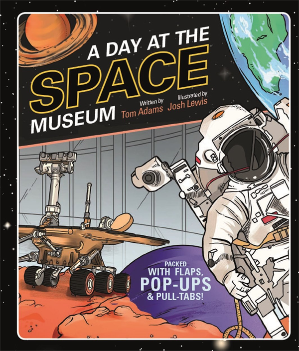 Бумажная книга «A Day at the Space Museum», автор Том Адамс - фото №1