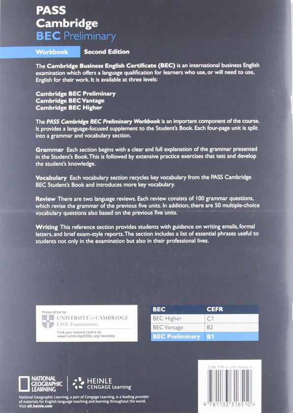 [object Object] «Pass Cambridge Bec Preliminary: Workbook», автор Ян Вуд - фото №2 - мініатюра
