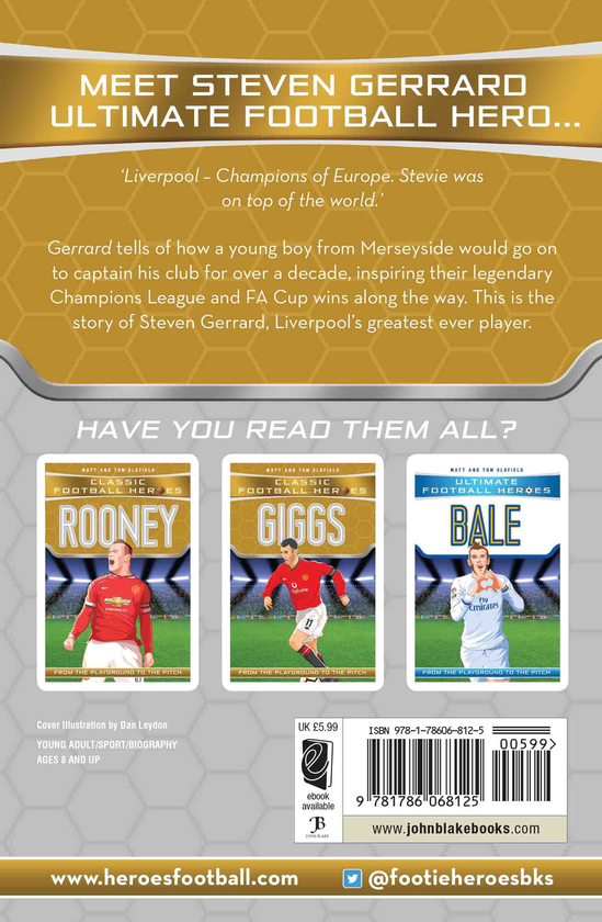 Бумажная книга «Gerrard (Classic Football Heroes) - Collect Them All!», авторов Мэтт Олдфилд, Том Олдфилд - фото №1