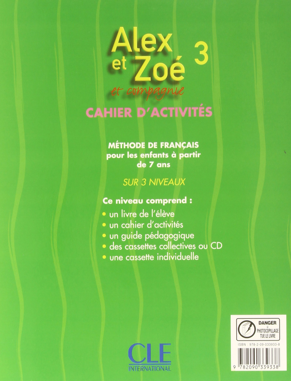 Паперова книга «Alex et Zoé et compagnie: cahier d'activités», автор Колетт Самсон - фото №1