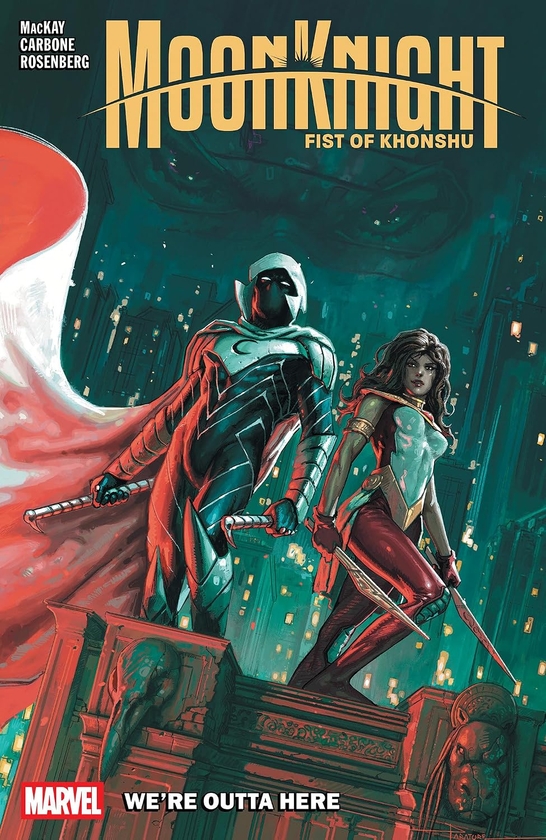 Бумажная книга «Moon Knight: Fist Of Khonshu. Volume 3. We're Outta Here», автор Джед Маккей - фото №1