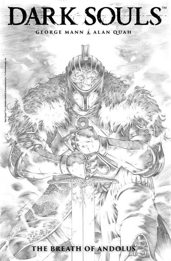 Бумажная книга «Dark Souls Volume 1: The Breath of Andolus Artist's Edition», автор Джордж Манн - фото №1