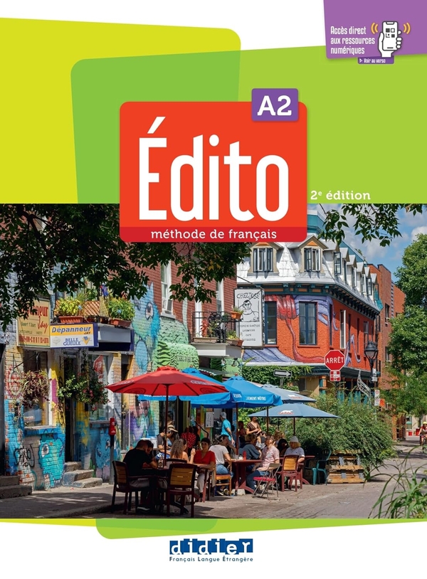 [object Object] «Edito. Livre de l'eleve. A2 + didierfle.app» - фото №1
