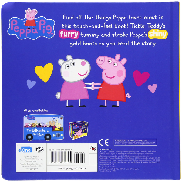 Бумажная книга «Peppa Loves: A Touch-and-Feel Playbook» - фото №1