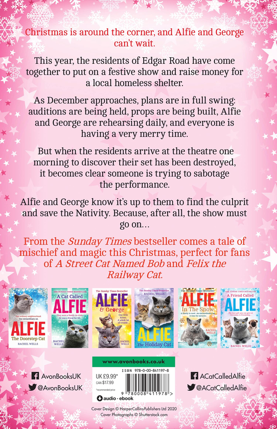 Бумажная книга «Alfie the Christmas Cat», автор Рейчел Уэллс - фото №1