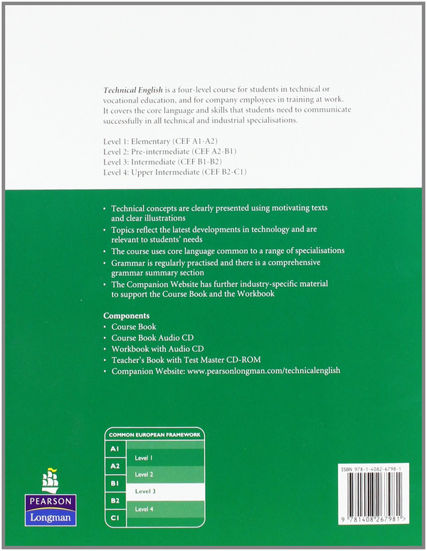 Бумажная книга «Technical English. Level 3. Workbook with Key and CD Pack», автор Кристофер Жак - фото №1