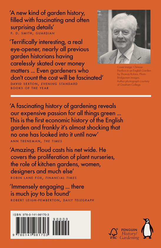 Паперова книга «An Economic History of the English Garden», автор Родерік Флауд - фото №1