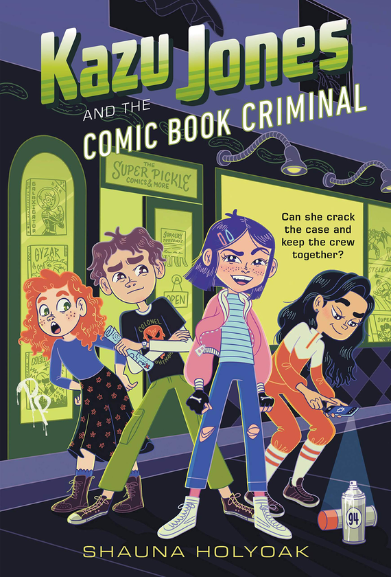 [object Object] «Kazu Jones and the Comic Book Criminal», автор Шона Холиок - фото №1