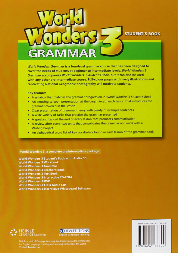 Паперова книга «World Wonders 3. Grammar Book» - фото №1