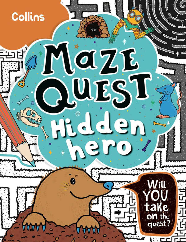 [object Object] «Hidden Hero. Solve 50 Mazes in This Adventure Story for Kids Aged 7+», автор Киа Мари Хант - фото №1