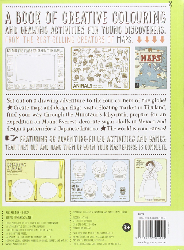 Бумажная книга «Maps Activity Book», авторов Даниэль Мизелиньский, Александра Мизелиньская - фото №1